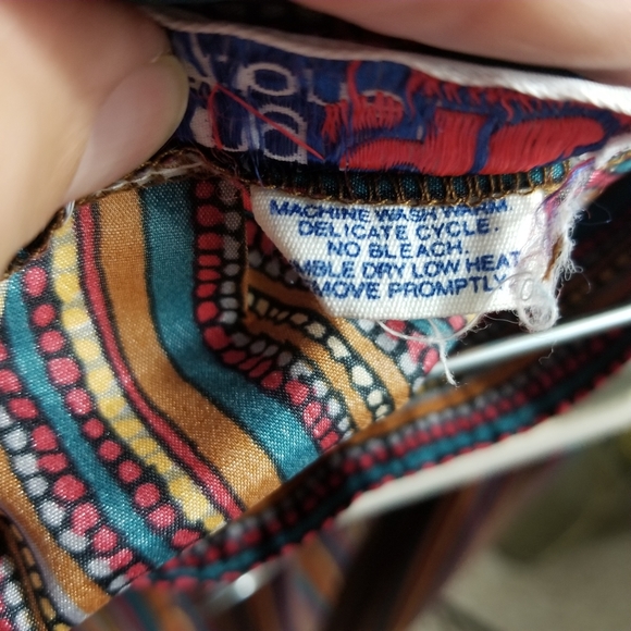 VINTAGE YOUNG TRADITIONS 2 PIECE STRIPED TOP/SKIRT - Picture 8 of 11